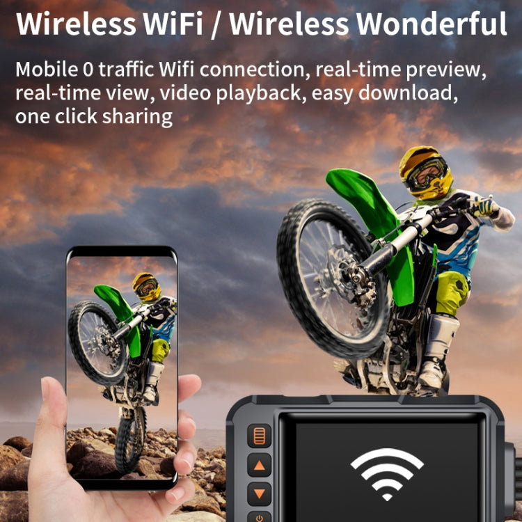 SE65 Dual 1080P Waterproof HD Motorcycle DVR, Support WiFi / GPS / Cycling Video - Electrical Instruments by PMC TechLife | Online Shopping South Africa | PMC TechLife | Buy Now Pay Later Mobicred