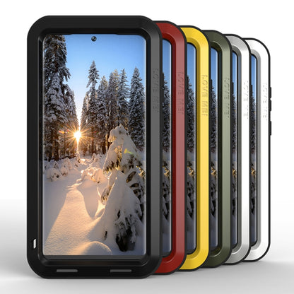 For Samsung Galaxy S23 Ultra 5G LOVE MEI Metal Shockproof Life Waterproof Dustproof Phone Case(Black) - Galaxy S23 Ultra 5G Cases by LOVE MEI | Online Shopping South Africa | PMC Jewellery | Buy Now Pay Later Mobicred