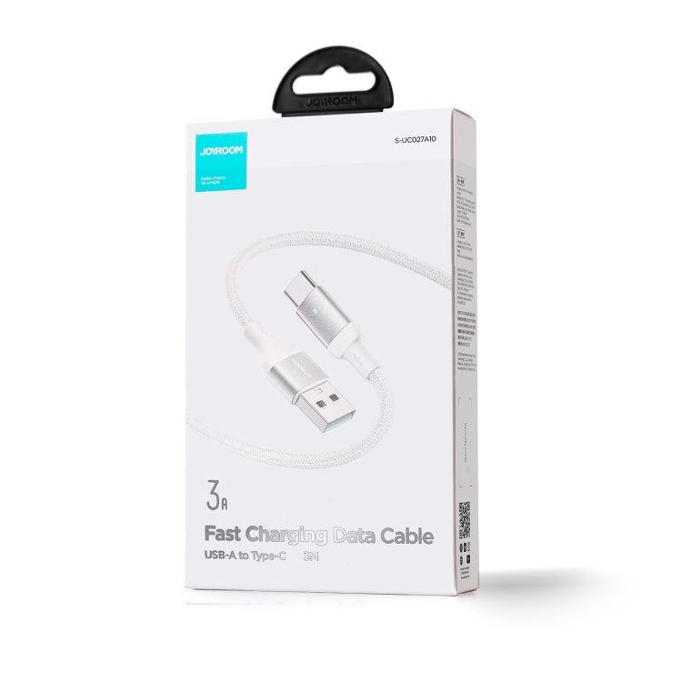 JOYROOM S-UC027A10 Extraordinary Series 3A USB-A to USB-C / Type-C Fast Charging Data Cable, Cable Length:1.2m(White) - USB-C & Type-C Cable by JOYROOM | Online Shopping South Africa | PMC Jewellery