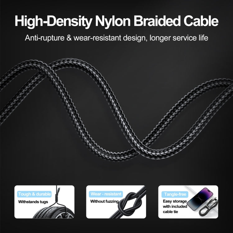 JOYROOM S-UC027A10 Extraordinary Series 3A USB-A to USB-C / Type-C Fast Charging Data Cable, Cable Length:1.2m(White) - USB-C & Type-C Cable by JOYROOM | Online Shopping South Africa | PMC Jewellery