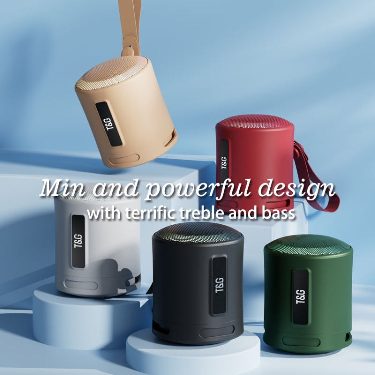 T&G TG373 Outdoor Portable LED Light RGB Multicolor Wireless Bluetooth Speaker Subwoofer(Orange) - Desktop Speaker by T&G | Online Shopping South Africa | PMC Jewellery