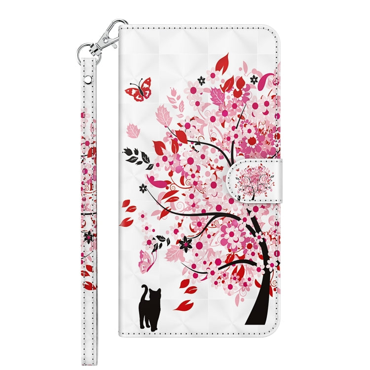 For Samsung Galaxy A34 5G 3D Painting Pattern TPU + PU Leather Phone Case(Cat Under The Tree) - free shipping - PMC TechLife - Order now!