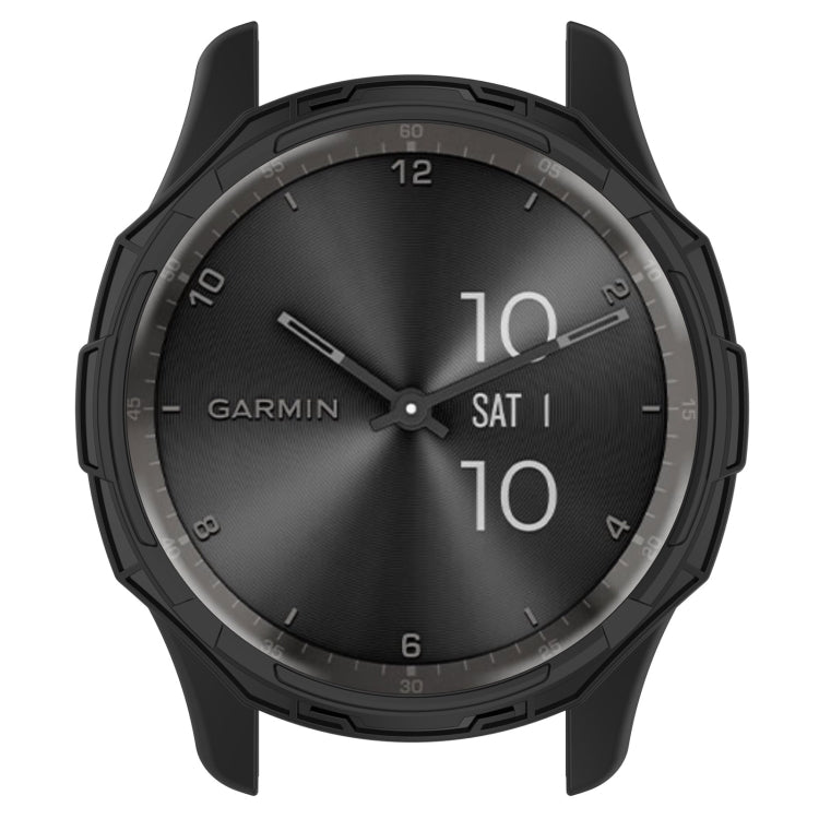 Compatible with Garmin Vivomove Trend Armor Hollow Watch Protective Case(Black) - Watch Cases by PMC TechLife | Online Shopping South Africa | PMC TechLife | Buy Now Pay Later Mobicred