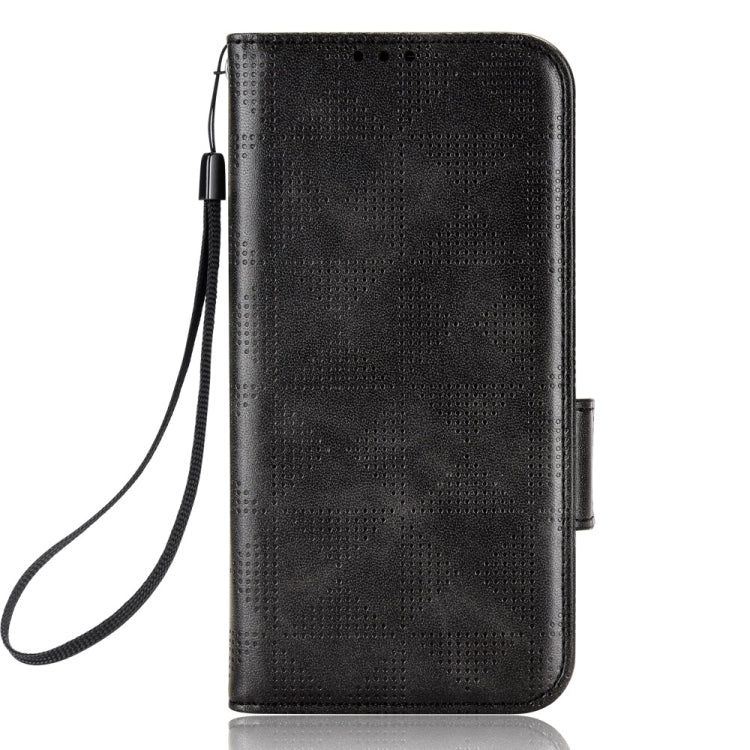 For Motorola Moto G13 / G23 4G Symmetrical Triangle Leather Phone Case(Black) - Motorola Cases by PMC TechLife | Online Shopping South Africa | PMC TechLife | Buy Now Pay Later Mobicred
