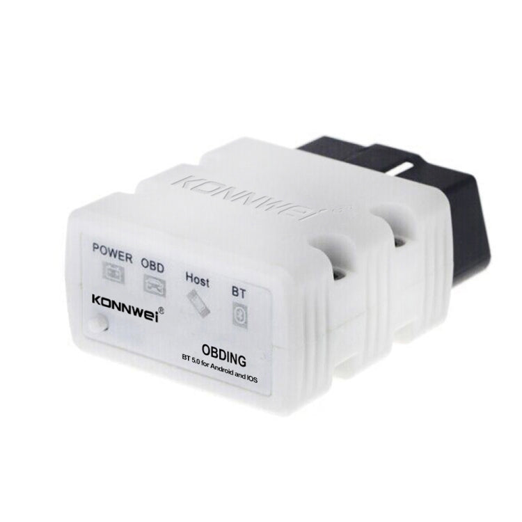 KONNWEI KW902 Bluetooth 5.0 OBD2 Car Fault Diagnostic Scan Tools Support IOS / Android(White) - free shipping - PMC TechLife - Order now!