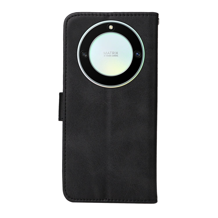 For Honor X9a/X40 5G/Magic5 Lite Classic Calf Texture Flip Leather Phone Case(Black) - Honor Cases by PMC TechLife | Online Shopping South Africa | PMC TechLife | Buy Now Pay Later Mobicred