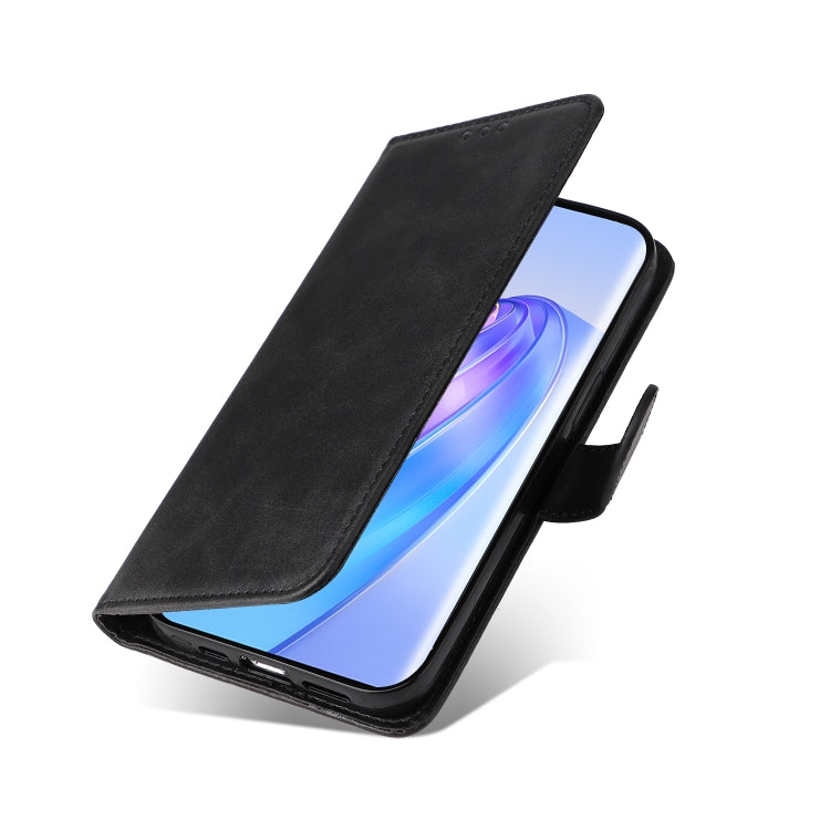 For Honor X9a/X40 5G/Magic5 Lite Classic Calf Texture Flip Leather Phone Case(Black) - Honor Cases by PMC TechLife | Online Shopping South Africa | PMC TechLife | Buy Now Pay Later Mobicred