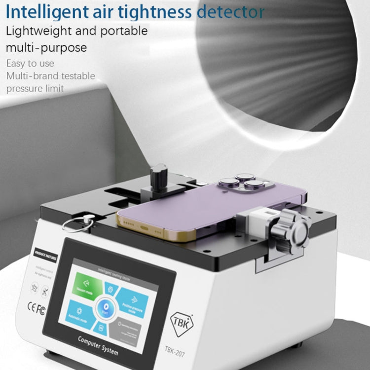 TBK-207 Portable Intelligent Air Tightness Detector Built-in Vacuum Pump(US Plug) - free shipping - PMC TechLife - Order now!