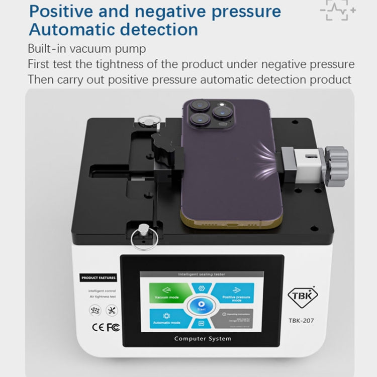 TBK-207 Portable Intelligent Air Tightness Detector Built-in Vacuum Pump(AU Plug) - free shipping - PMC TechLife - Order now!