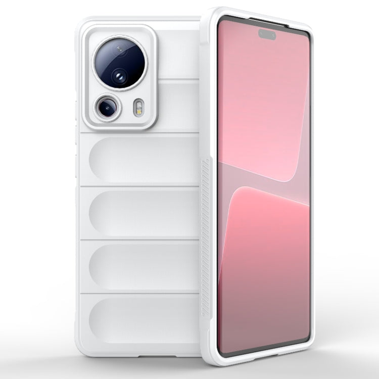 For Xiaomi 13 Lite Magic Shield TPU + Flannel Phone Case(White) - free shipping - PMC TechLife - Order now!