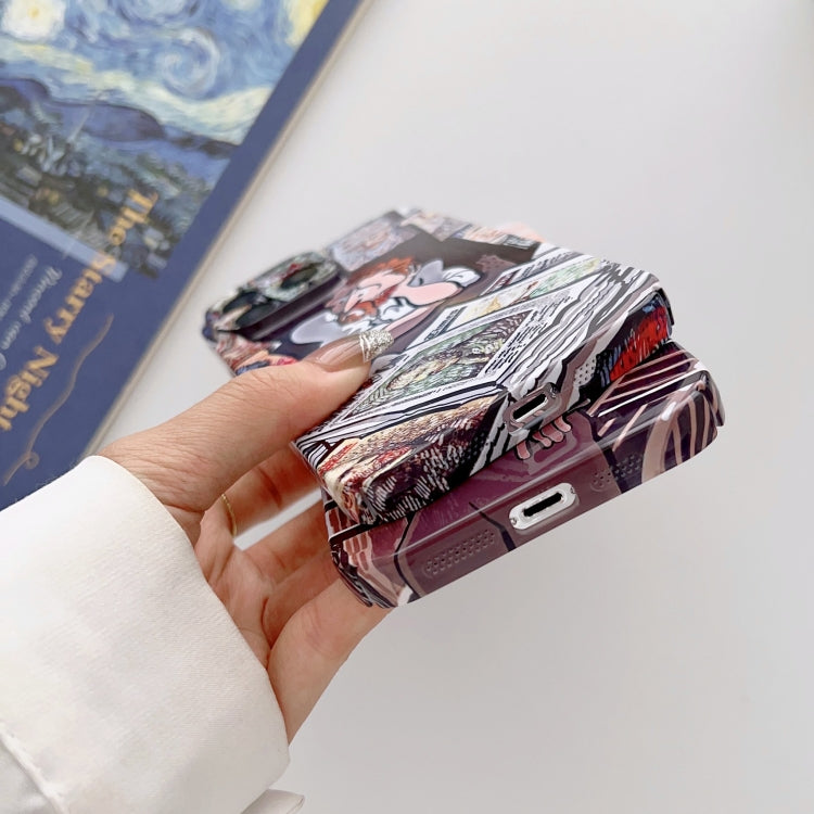 For iPhone 12 Pro Max Precise Hole Oil Painting Glossy PC Phone Case(Tower) - free shipping - PMC TechLife - Order now!