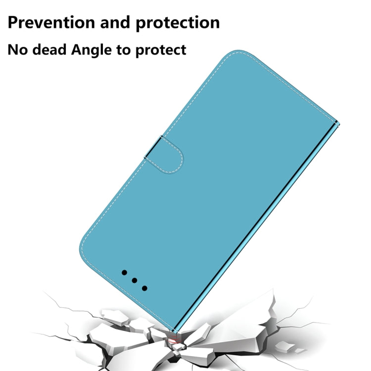 For Samsung Galaxy A24 4G Imitated Mirror Surface Leather Phone Case(Blue) - free shipping - PMC TechLife - Order now!
