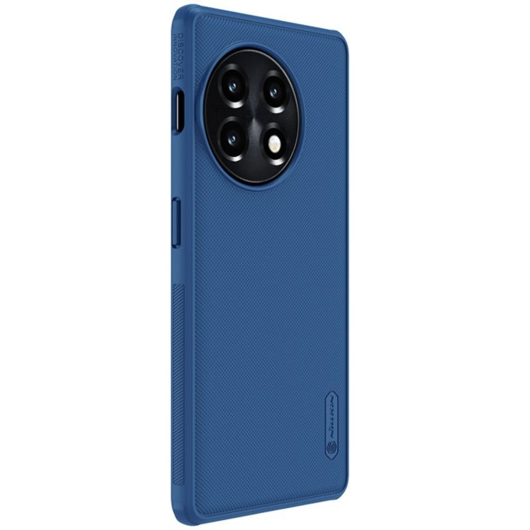 For OnePlus Ace 2/11R NILLKIN Frosted Shield Pro PC + TPU Phone Case(Blue) - OnePlus Cases by NILLKIN | Online Shopping South Africa | PMC Jewellery | Buy Now Pay Later Mobicred