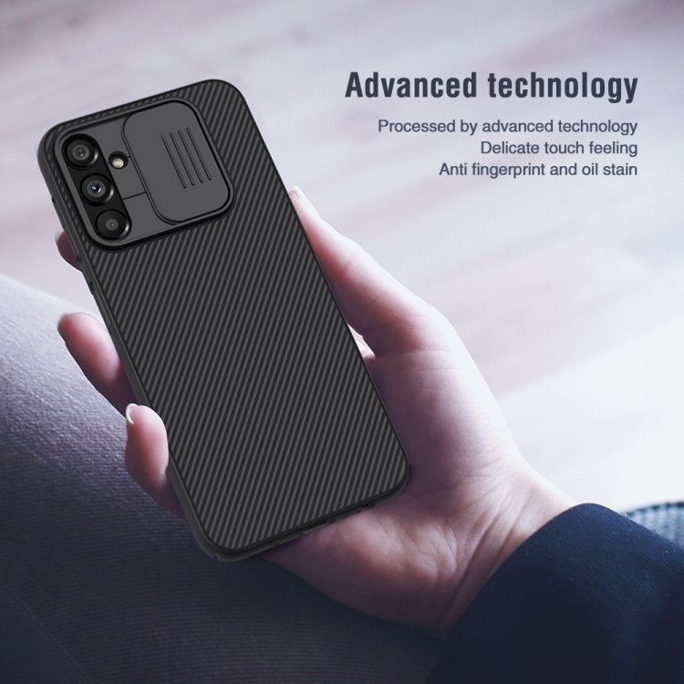 For Samsung Galaxy A14 4G NILLKIN Black Mirror Series Camshield PC Phone Case(Black) - Galaxy Phone Cases by NILLKIN | Online Shopping South Africa | PMC TechLife | Buy Now Pay Later Mobicred