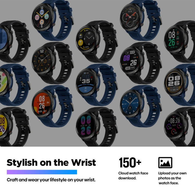 Zeblaze Stratos 2 Lite 1.32 inch IPS Screen 5 ATM Waterproof GPS Smart Watch, Support Heart Rate Monitoring / Sports Mode(Black) - free shipping - PMC TechLife - Order now!