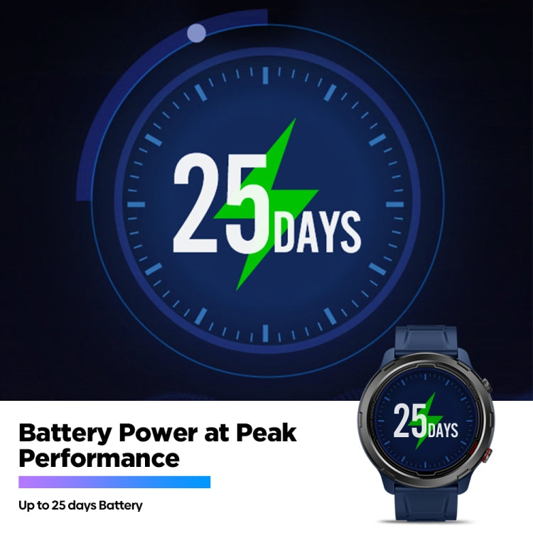 Zeblaze Stratos 2 Lite 1.32 inch IPS Screen 5 ATM Waterproof GPS Smart Watch, Support Heart Rate Monitoring / Sports Mode(Black) - free shipping - PMC TechLife - Order now!