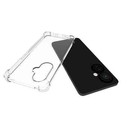 For OnePlus Nord CE 3 Lite Shockproof Non-slip Thickening TPU Phone Case(Transparent) - OnePlus Cases by PMC Jewellery | Online Shopping South Africa | PMC Jewellery