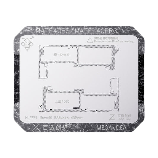 For Huawei Mate 40 Pro+ Qianli Mega-idea Multi-functional Middle Frame Positioning BGA Reballing Platform - Repair Platform by QIANLI | Online Shopping South Africa | PMC Jewellery