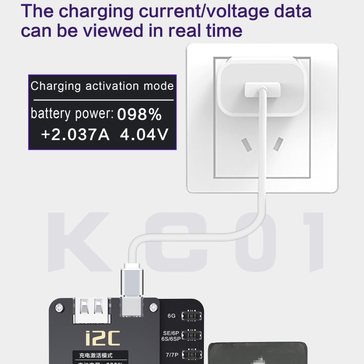 i2C KC01 Multi-function Comprehensive Battery Repair Instrument for iPhone 6-14 Pro Max, Version:Standard Version - free shipping - PMC TechLife - Order now!