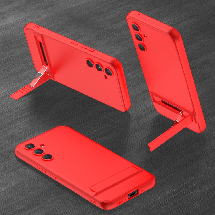 For Samsung Galaxy A54 5G GKK Three Stage Splicing Full Coverage PC Phone Case with Stand(Red) - Galaxy Phone Cases by GKK | Online Shopping South Africa | PMC Jewellery