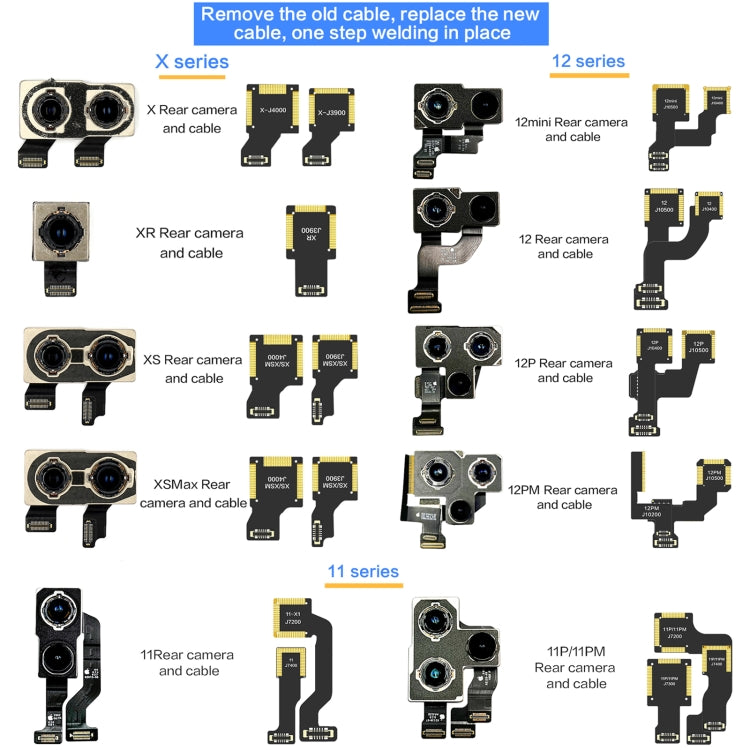 For iPhone 12 Pro Max i2C Back Facing Ultra Wide Camera Cable - Flex Cable by PMC Jewellery | Online Shopping South Africa | PMC Jewellery