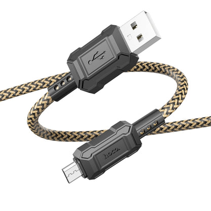 hoco X94 Leader 2.4A USB to Micro USB Charging Data Dable, Length:1m(Black) - Micro USB Cable by hoco | Online Shopping South Africa | PMC Jewellery