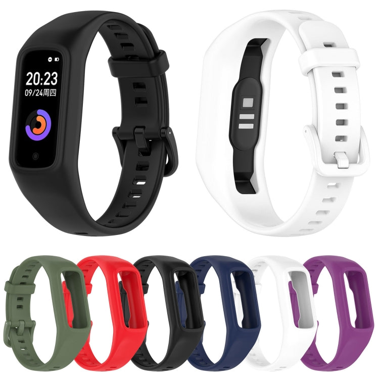 For Keep Band B2 Solid Color Integrated Silicone Watch Band(White) - Smart Wear by PMC TechLife | Online Shopping South Africa | PMC TechLife