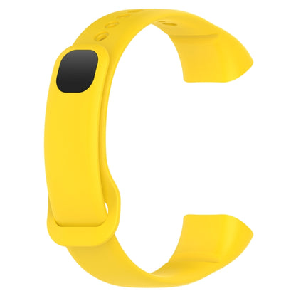 For Mambo Band 5 / 5S Solid Color Silicone Replacement Watch Band(Yellow) - Smart Wear by PMC Jewellery | Online Shopping South Africa | PMC Jewellery