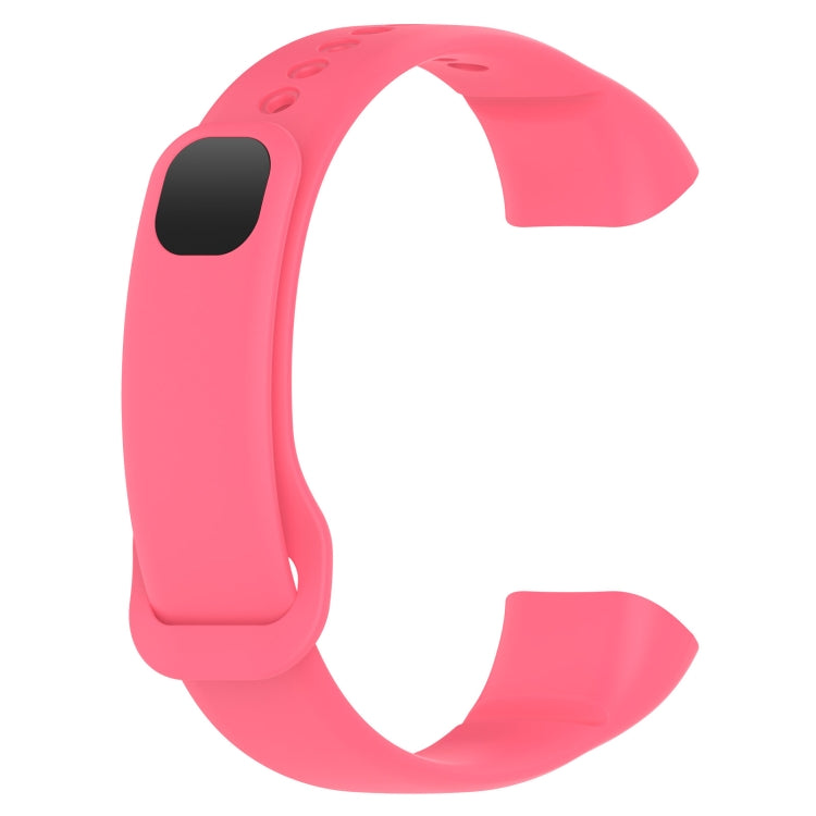 For Mambo Band 5 / 5S Solid Color Silicone Replacement Watch Band(Rose Red) - Smart Wear by PMC Jewellery | Online Shopping South Africa | PMC Jewellery