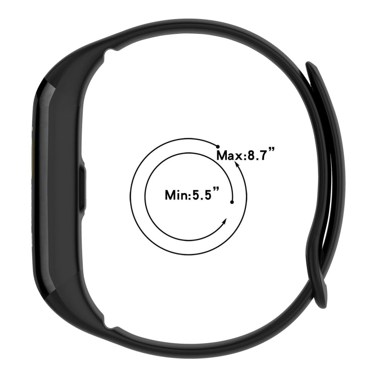 For Mambo Band 5 / 5S Solid Color Silicone Replacement Watch Band(Light Pink) - Smart Wear by PMC TechLife | Online Shopping South Africa | PMC TechLife
