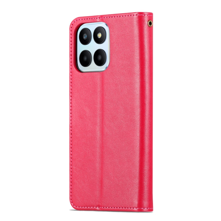 For Honor 70 Lite AZNS Sheepskin Texture Flip Leather Phone Case(Red) - Honor Cases by AZNS | Online Shopping South Africa | PMC Jewellery