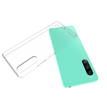 For Sony Xperia 10 V Waterproof Texture TPU Phone Case(Transparent) - Sony Cases by PMC Jewellery | Online Shopping South Africa | PMC Jewellery