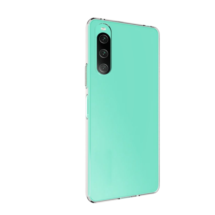 For Sony Xperia 10 V Waterproof Texture TPU Phone Case(Transparent) - Sony Cases by PMC Jewellery | Online Shopping South Africa | PMC Jewellery