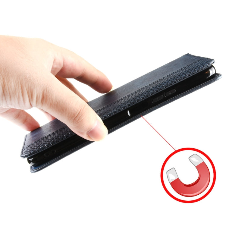 For OnePlus Nord CE 3 Lite Magnetic Buckle Retro Texture Leather Phone Case(Blue) - free shipping - PMC TechLife - Order now!