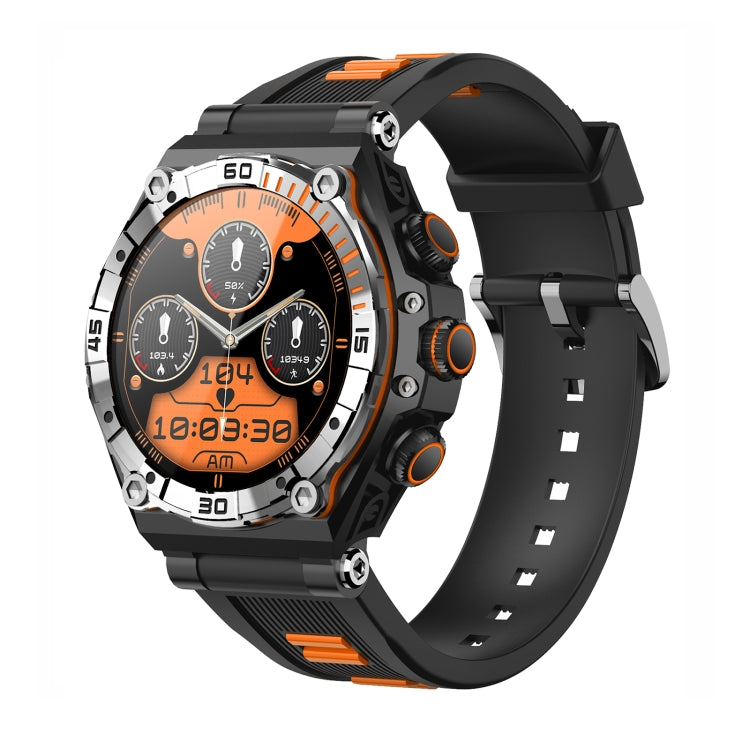 CT18 1.43 inch AMOLED Screen Smart Watch Supports Bluetooth Call/Blood Oxygen Detection(Orange) - Smart Watches by PMC TechLife | Online Shopping South Africa | PMC TechLife