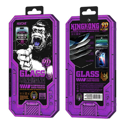 For iPhone 13 WK WTP-068 King Kong Vacha Corning 9D Curved HD Tempered Glass Film(Black) - iPhone 13 Tempered Glass by WK | Online Shopping South Africa | PMC Jewellery