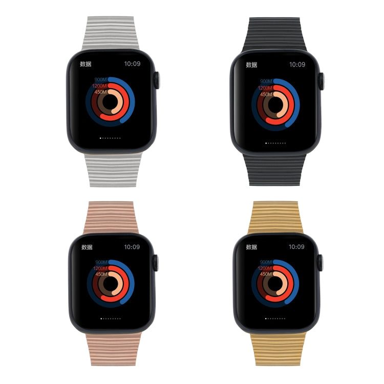 Ocean Metal Replacement Watch Band For Apple Watch 38mm(Rose Gold) -  by PMC TechLife | Online Shopping South Africa | PMC TechLife