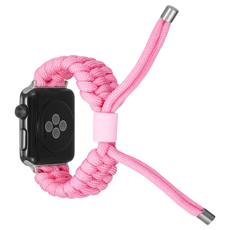 Stretch Plain Silicone Bean Watch Band For Apple Watch 7 41mm(Light Pink) -  by PMC TechLife | Online Shopping South Africa | PMC TechLife