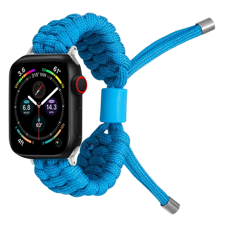 Stretch Plain Silicone Bean Watch Band For Apple Watch SE 2022 40mm(Sky Blue) -  by PMC TechLife | Online Shopping South Africa | PMC TechLife