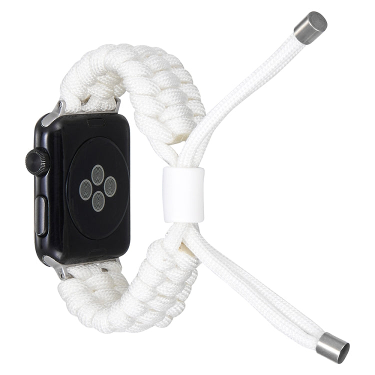 Stretch Plain Silicone Bean Watch Band For Apple Watch SE 44mm(White) -  by PMC TechLife | Online Shopping South Africa | PMC TechLife