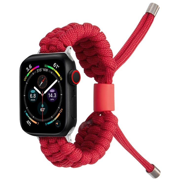 Stretch Plain Silicone Bean Watch Band For Apple Watch SE 44mm(Red) -  by PMC TechLife | Online Shopping South Africa | PMC TechLife