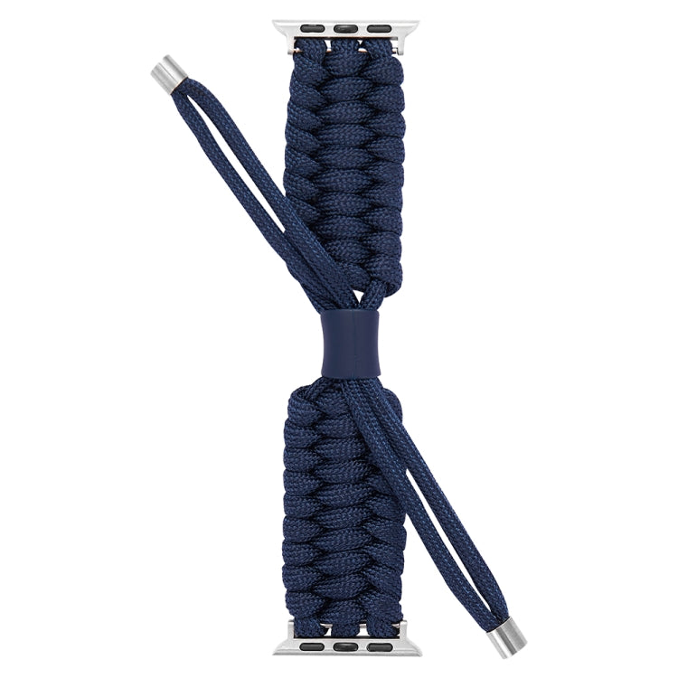 Stretch Plain Silicone Bean Watch Band For Apple Watch 6 40mm(Navy Blue) -  by PMC TechLife | Online Shopping South Africa | PMC TechLife