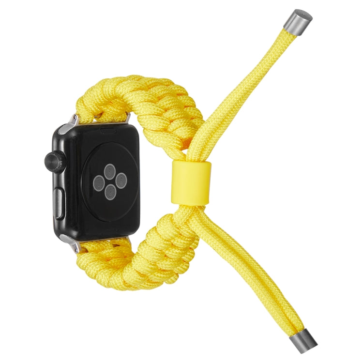 Stretch Plain Silicone Bean Watch Band For Apple Watch 6 44mm(Yellow) -  by PMC TechLife | Online Shopping South Africa | PMC TechLife