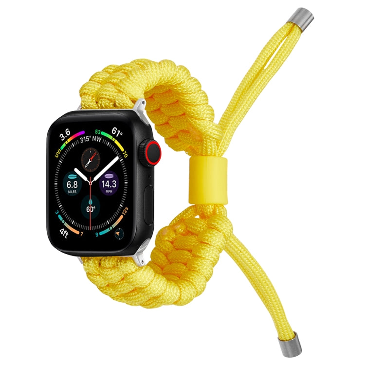 Stretch Plain Silicone Bean Watch Band For Apple Watch 5 40mm(Yellow) -  by PMC TechLife | Online Shopping South Africa | PMC TechLife