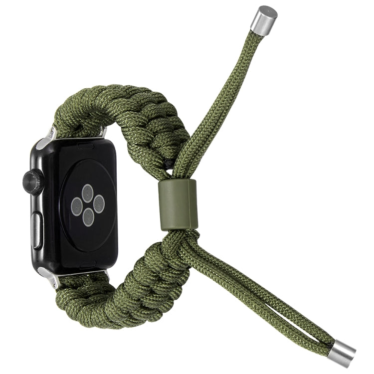 Stretch Plain Silicone Bean Watch Band For Apple Watch 5 44mm(Army Green) -  by PMC TechLife | Online Shopping South Africa | PMC TechLife