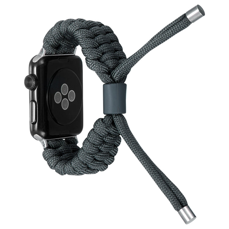 Stretch Plain Silicone Bean Watch Band For Apple Watch 5 44mm(Dark Grey) -  by PMC TechLife | Online Shopping South Africa | PMC TechLife