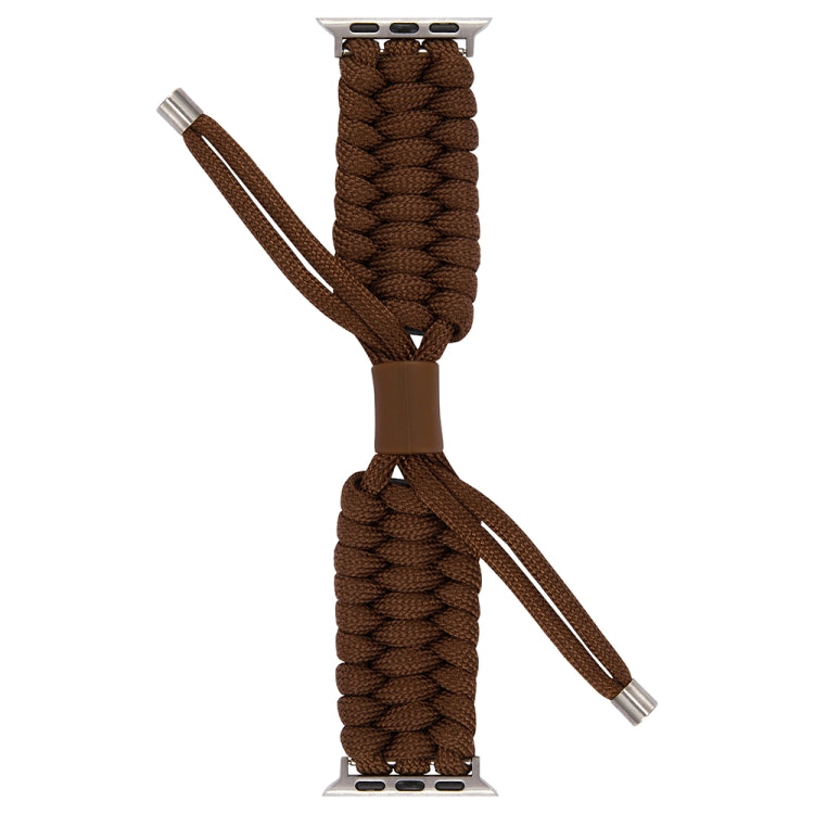 Stretch Plain Silicone Bean Watch Band For Apple Watch 4 40mm(Coffee Brown) -  by PMC TechLife | Online Shopping South Africa | PMC TechLife