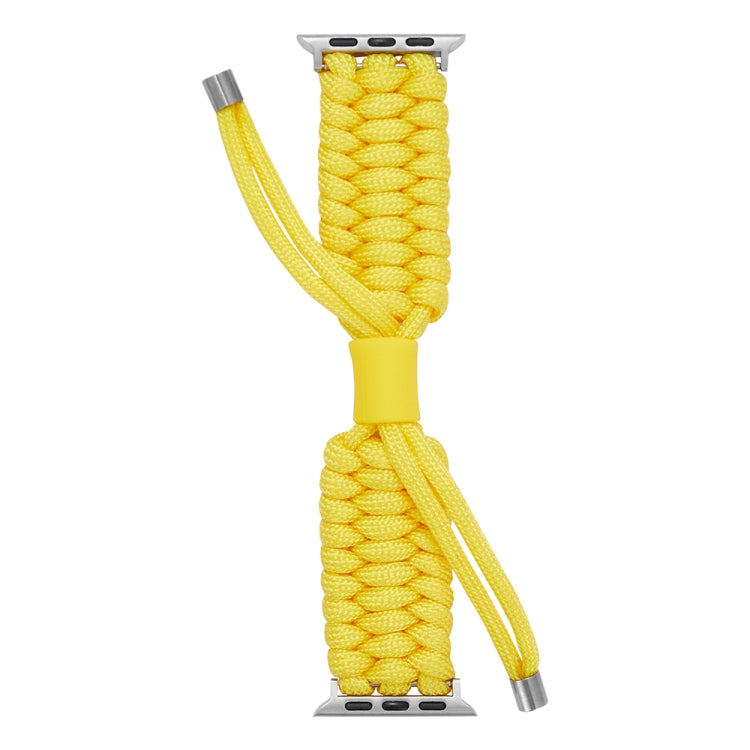 Stretch Plain Silicone Bean Watch Band For Apple Watch 2 38mm(Yellow) -  by PMC TechLife | Online Shopping South Africa | PMC TechLife