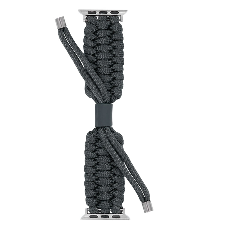 Stretch Plain Silicone Bean Watch Band For Apple Watch 2 42 mm(Dark Grey) -  by PMC TechLife | Online Shopping South Africa | PMC TechLife