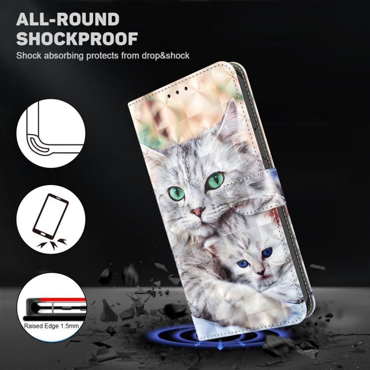 For Xiaomi Redmi Note  12 Pro+ 5G Global 3D Painted Pattern Leather Phone Case(Two Loving Cats) - free shipping - PMC TechLife - Order now!